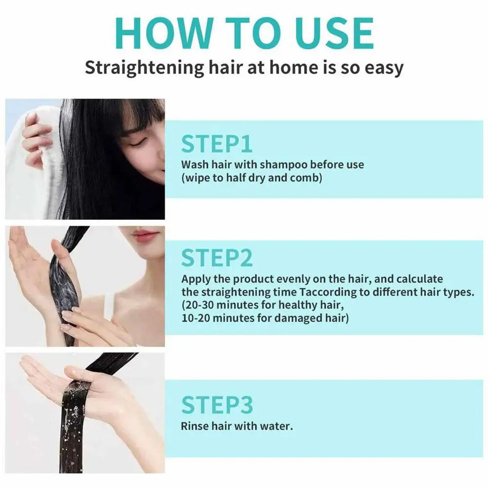 Crème Lissante Kératine Professionnelle 60ml POUR cheveux