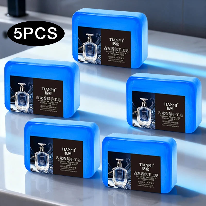 Savon Artisanal Homme Gurong 3-en-1 - Visage Cheveux Corps - Hydratant Naturel