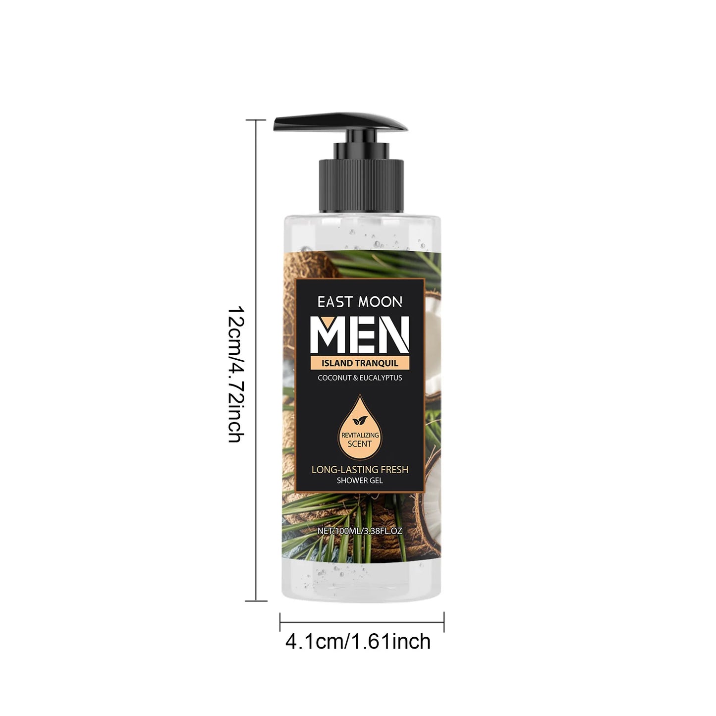 Gel Douche Parfumé Homme 4 Senteurs - Extraits Naturels - Nettoyage Profond
