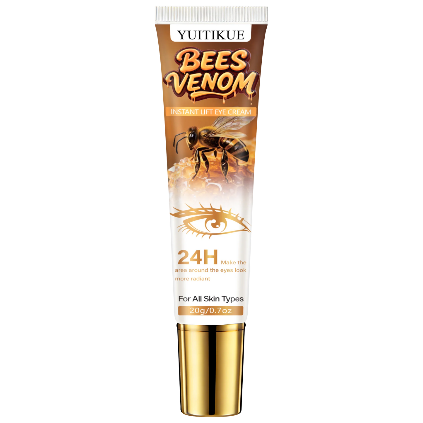 Crème Contour des Yeux Lifting Instantané - Hydratation 24h - Regard Lumineux