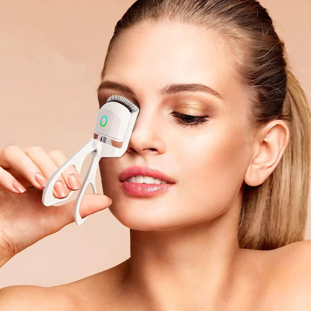 Recourbe-Cils chauffant Electrique- Boucle Parfaite -Longue tenue