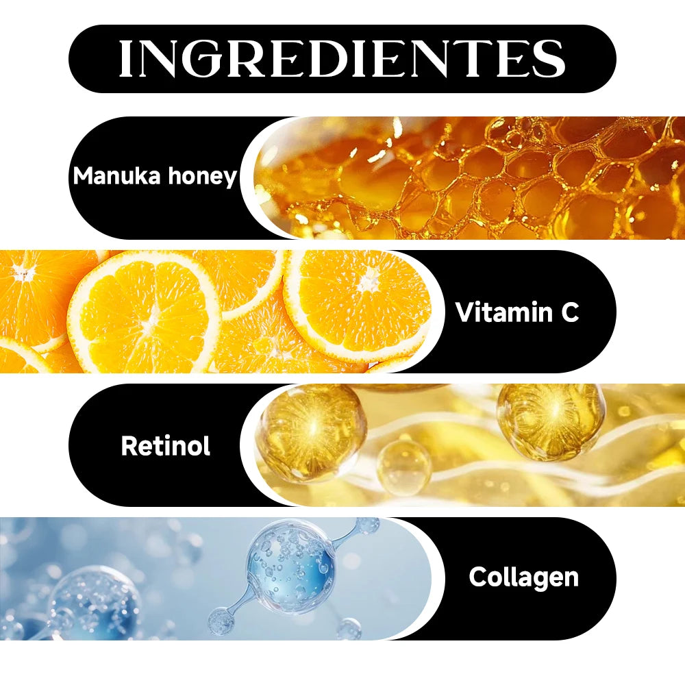 Crème Visage Rétinol et Collagène - Anti-Âge Hydratante Intense- Agapé Wellness