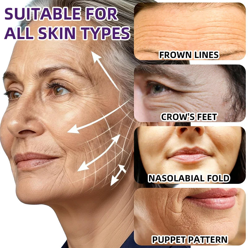 Crème Lifting Instantané - Collagène & Riz - Hydratation Profonde Anti-Âge