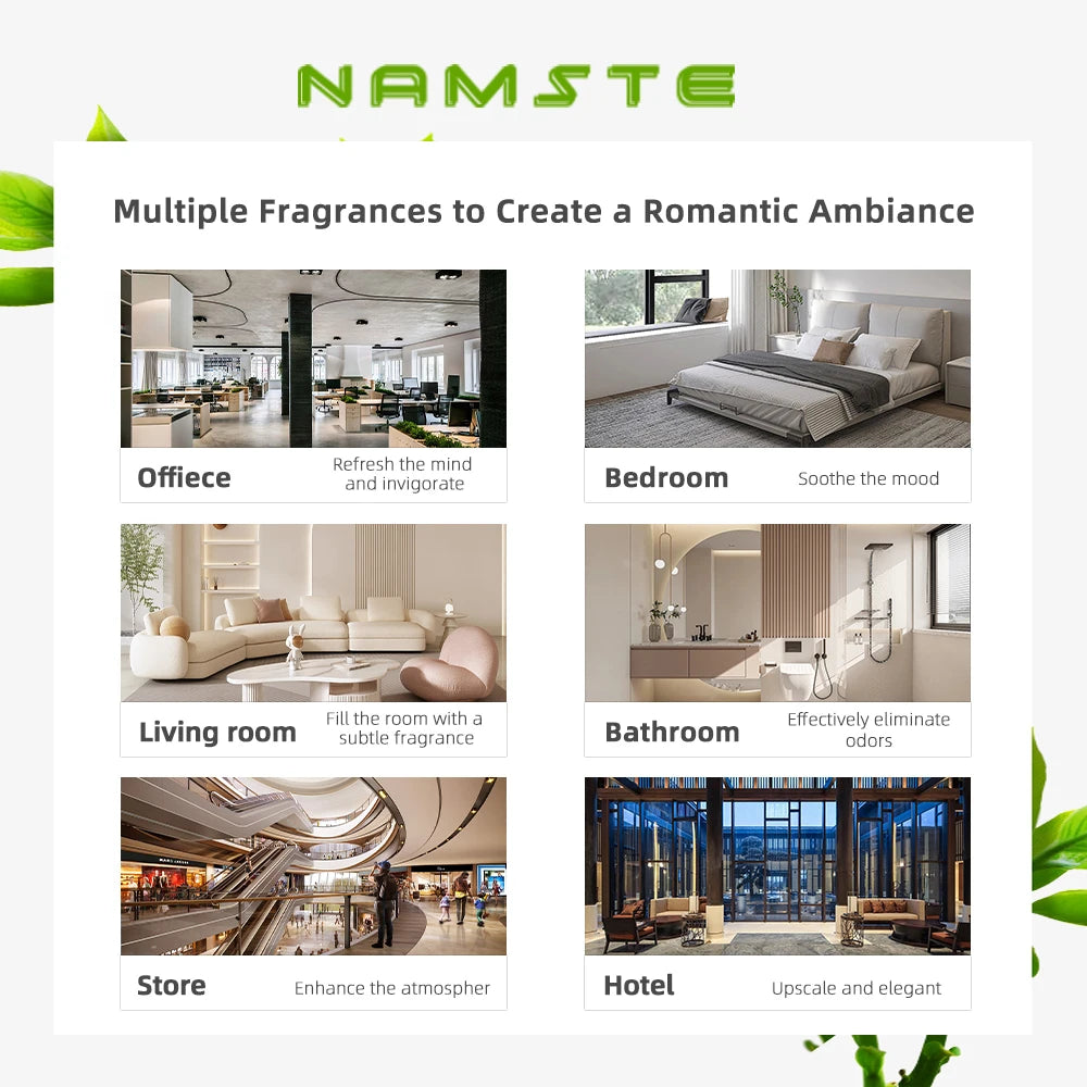 Huile Essentielle Parfumée 500ml - Multi-Arômes pour Diffuseur - Aromathérapie