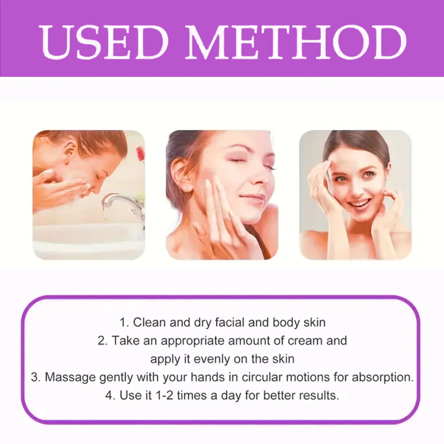 Crème Lifting Visage Instantané - Anti-Rides Raffermissante