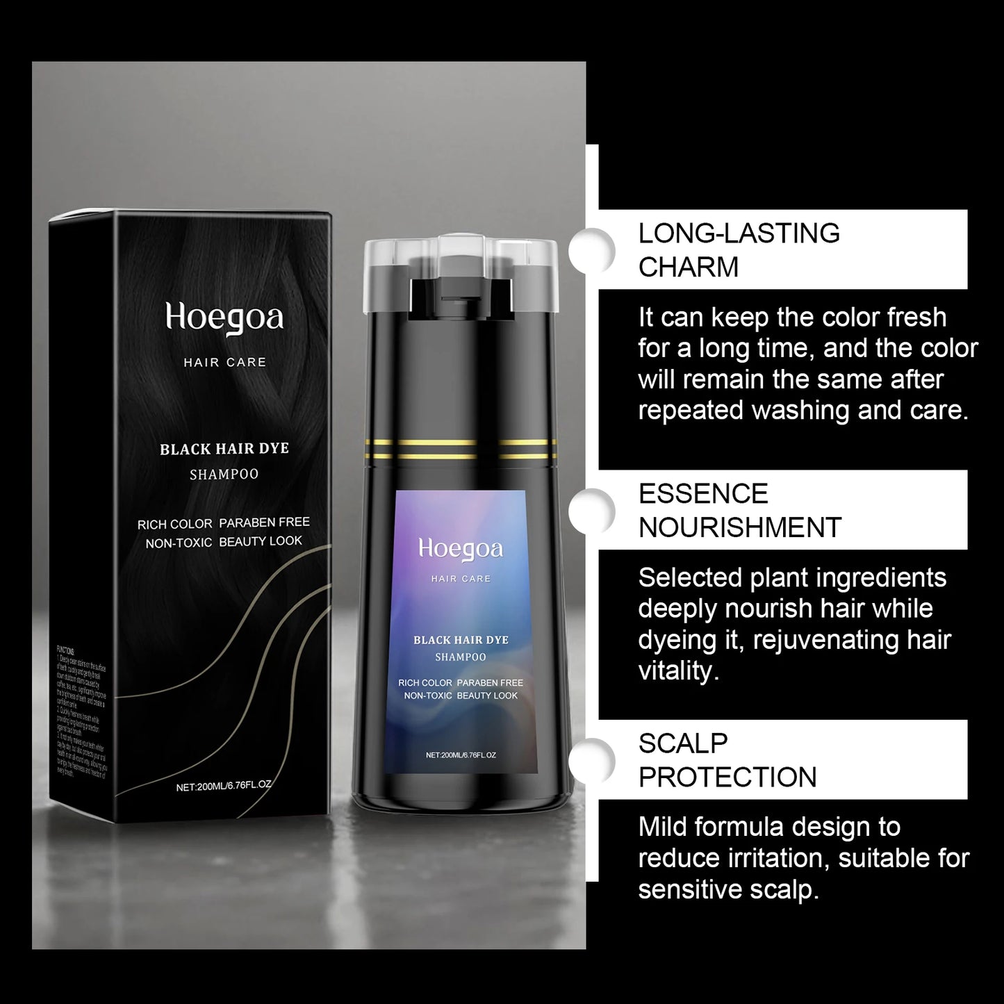 Shampooing Colorant DIY 200ml - Couleur Vibrante