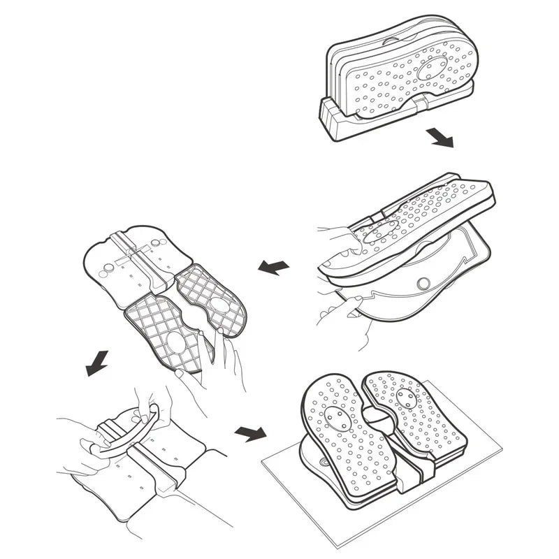 Mini Stepper Fitness Multifonction - Cardio Maison - Affinage Jambes