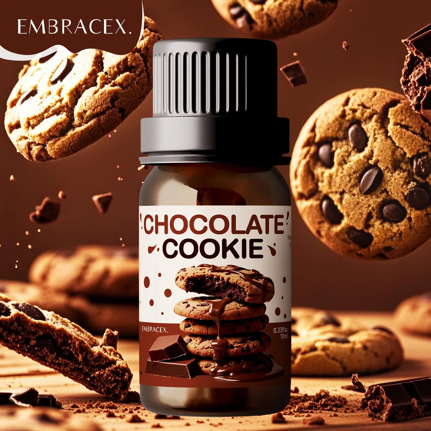 Huile Essentielle Parfumée Chocolate Cookie 10ml - Aromathérapie Voiture et Diffuseur- Agapé Wellnes