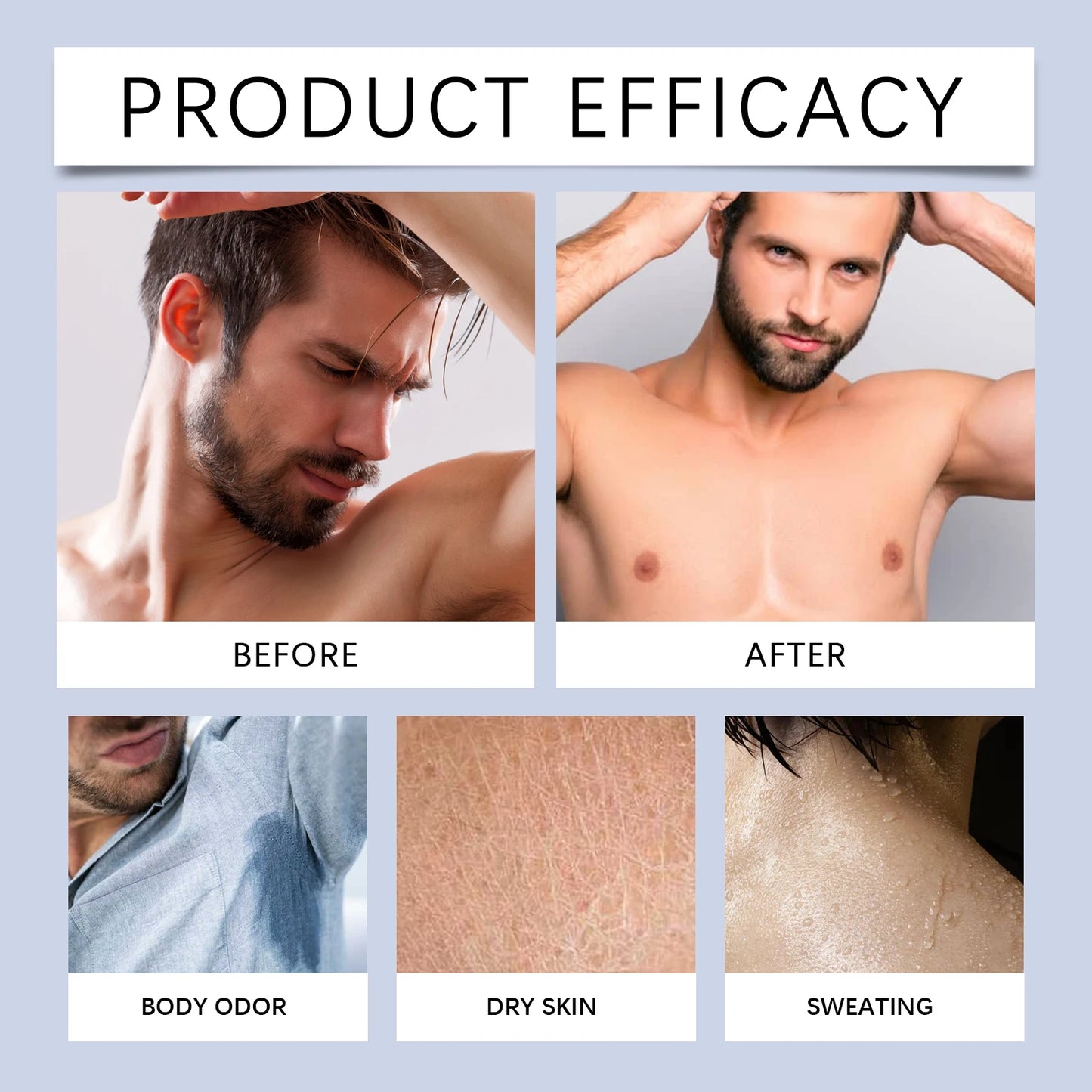 Gel Douche Acide Hyaluronique Homme - Nettoyage Profond et Hydratation Intense