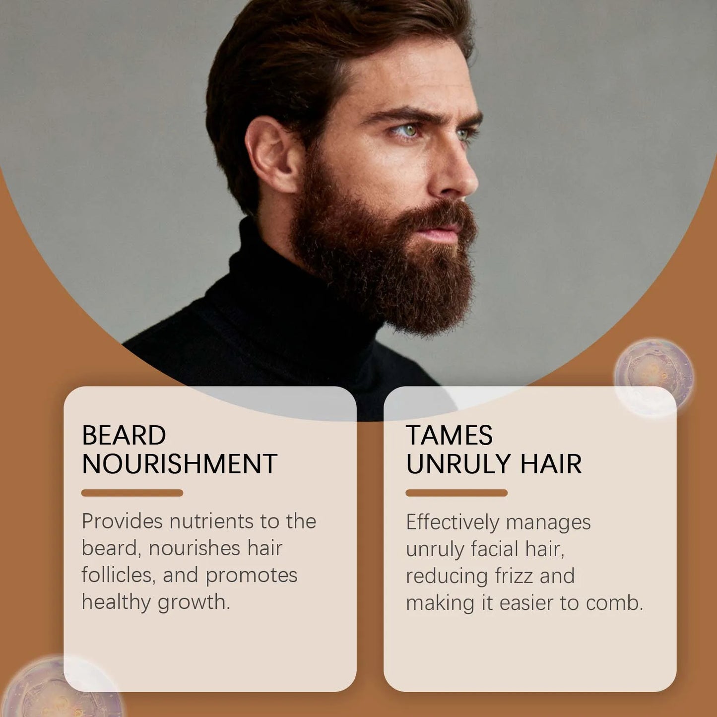 Spray Huile pour Barbe - Hydratant et Adoucissant Parfumé- Agapé Wellnes