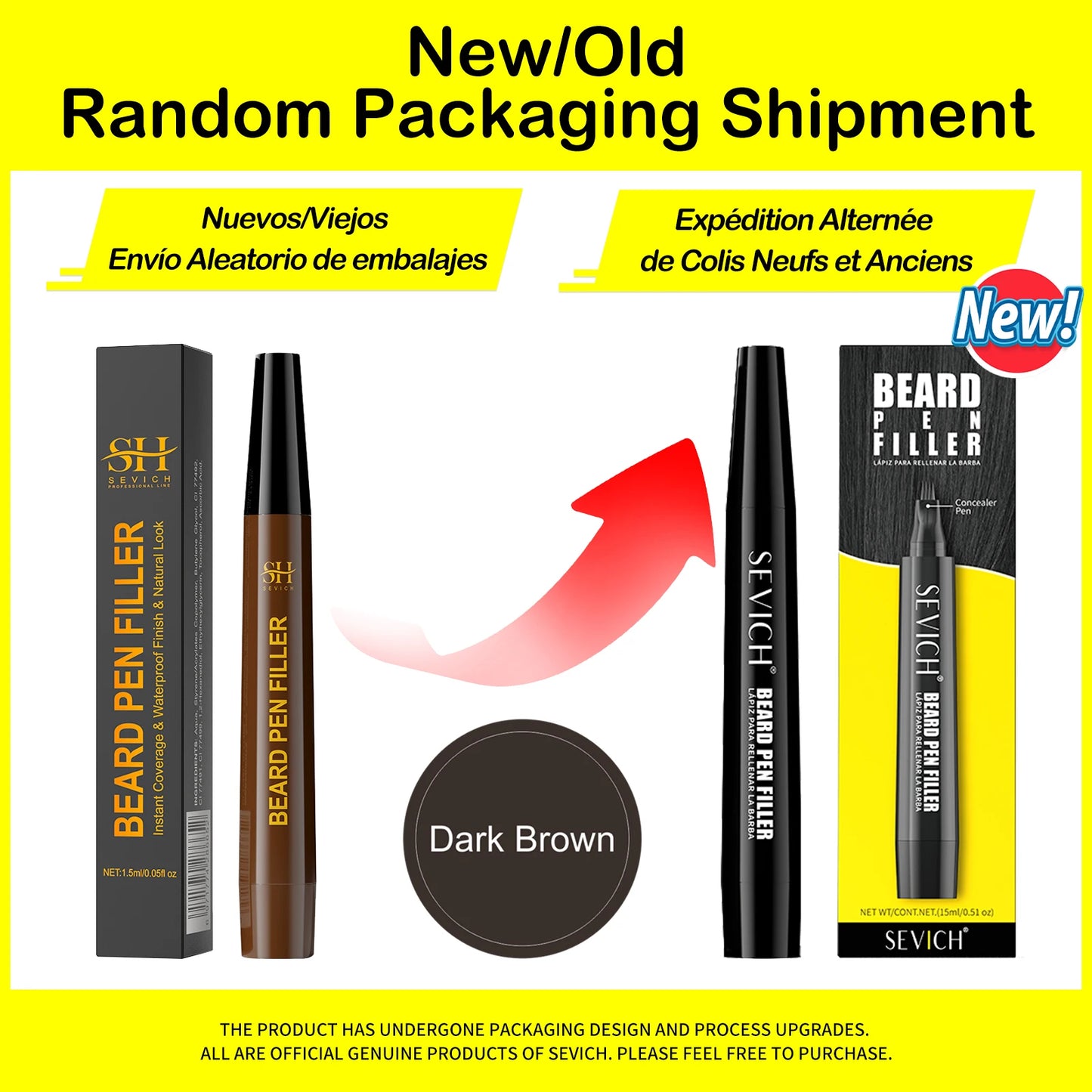 Stylo Colorant Barbe Waterproof - Comble Trous et Densifie- Agapé Wellnes