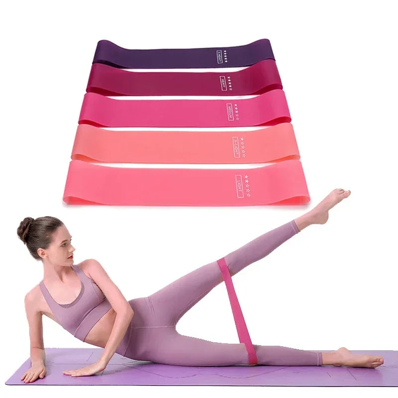 Bandes de Résistance Fitness - Yoga Pilates Musculation - Élastiques Sport Maison