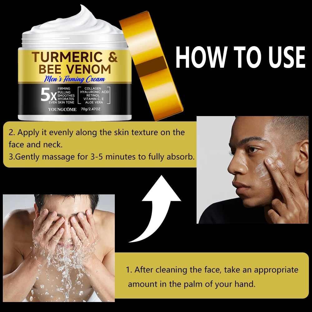 Crème Anti-Âge Homme Rétinol et Collagène - Raffermissante Hydratante-Agapé Wellness