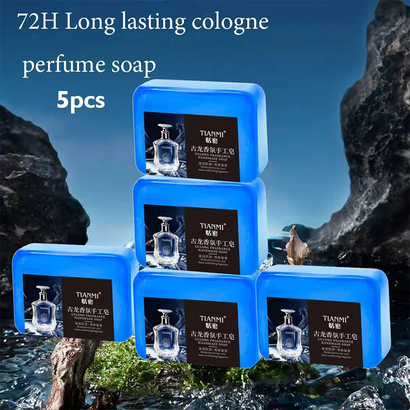 Savon Artisanal Homme Gurong 3-en-1 - Visage Cheveux Corps - Hydratant Naturel