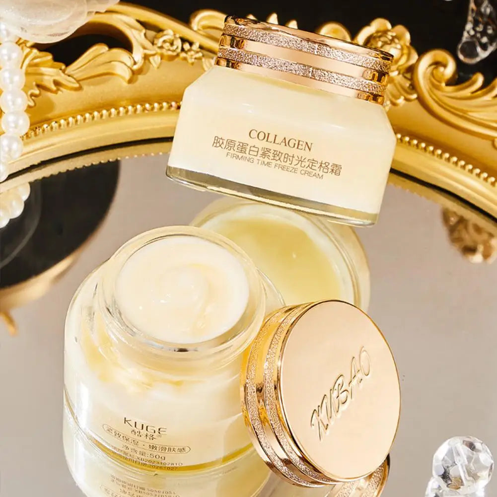 Crème Visage Collagène - Lifting Raffermissant - Anti-Rides Hydratation Éclat