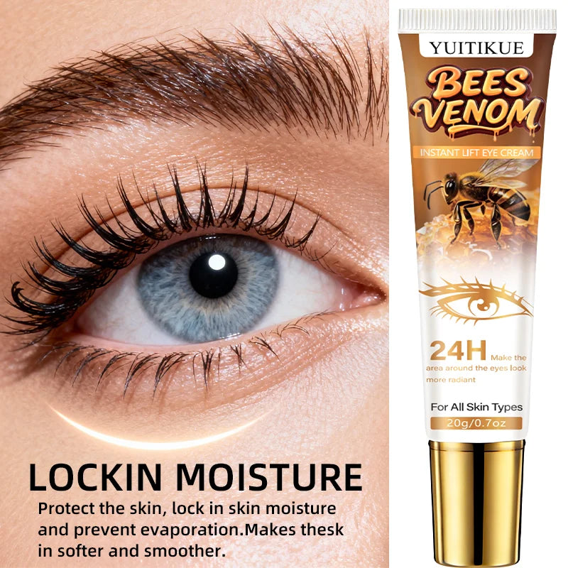 Crème Contour des Yeux Lifting Instantané - Hydratation 24h - Regard Lumineux