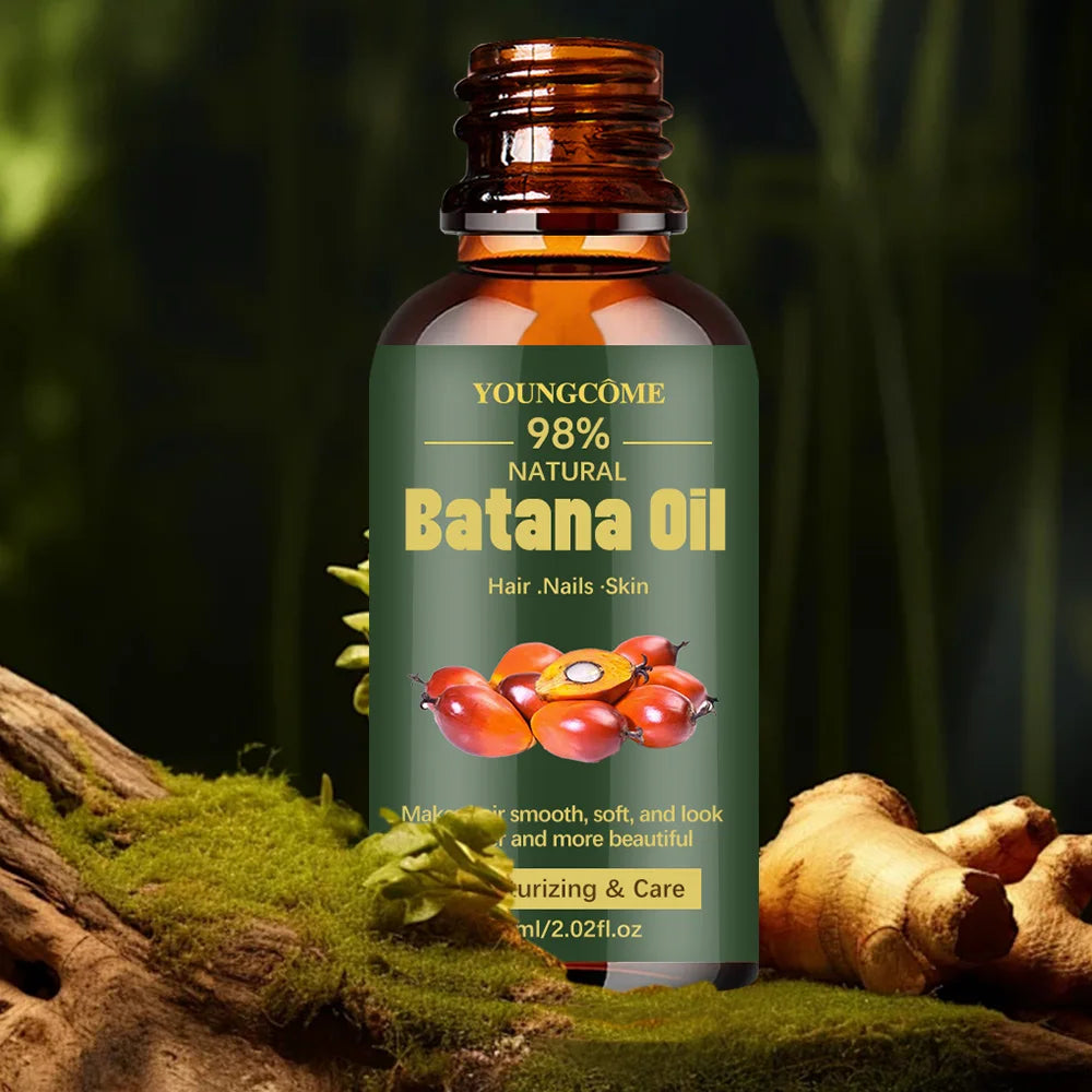 Natural Batana Oil For Hair Growth Pure Batana Oil Hair Shine Strengthen For Women Prevent Hair Loss Eliminate Split Ends 1/3pcs