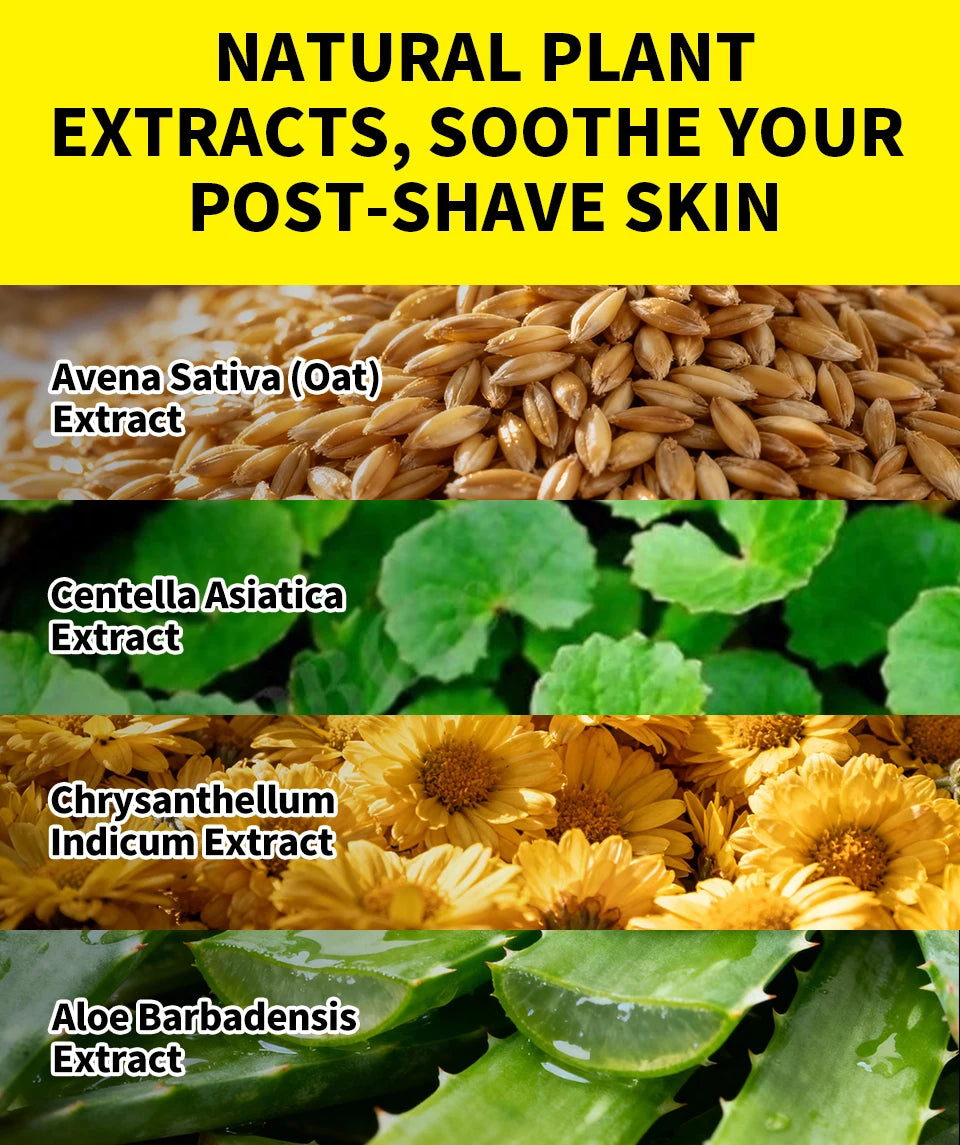 Spray Après-Rasage Homme - Brume Parfumée Apaisante - Nettoyant Barbe Rafraîchissant