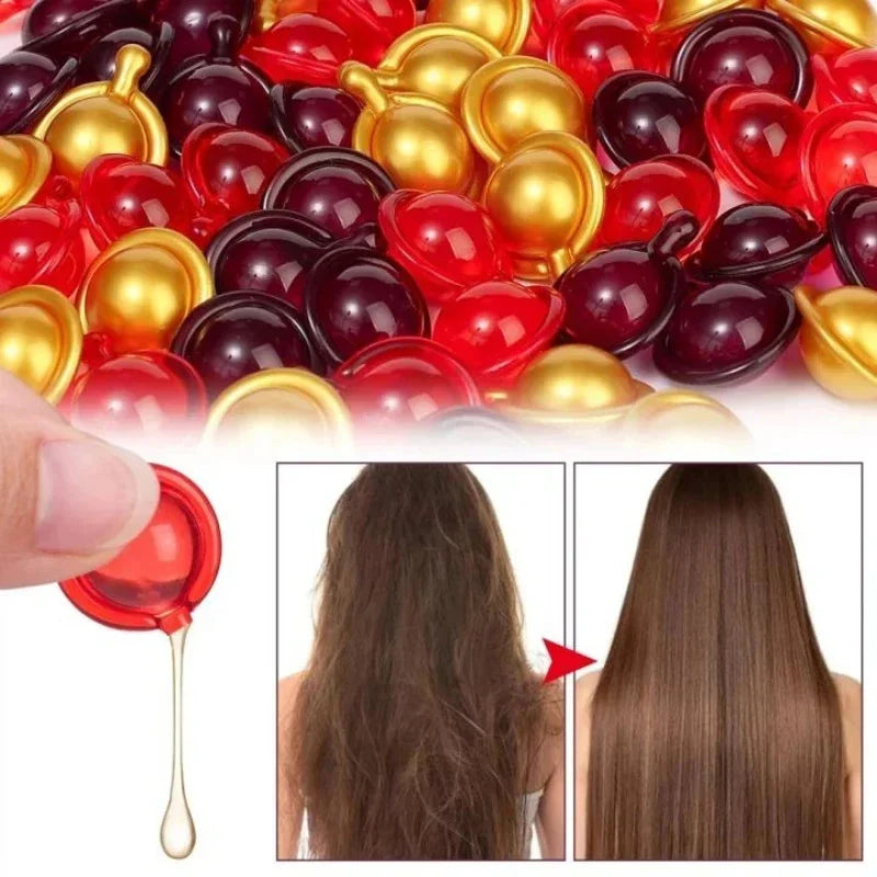 Capsules Vitaminées Kératine pour Cheveux 30pcs