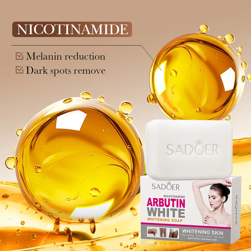 Savon Visage Niacinamide & Arbutine - Nettoyant Éclaircissant