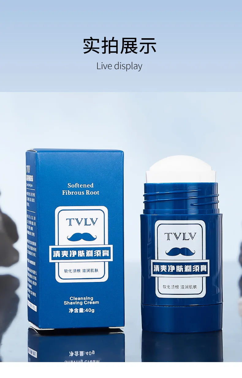 Crème à Raser Naturelle Homme - Mousse Riche Adoucit la Barbe-Agapé Wellness