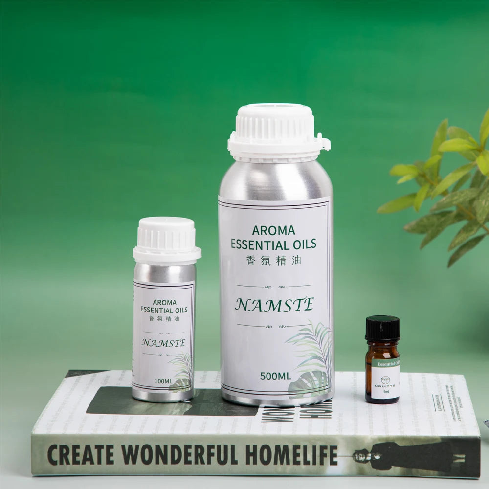 Huile Essentielle Parfumée 500ml - Multi-Arômes pour Diffuseur - Aromathérapie